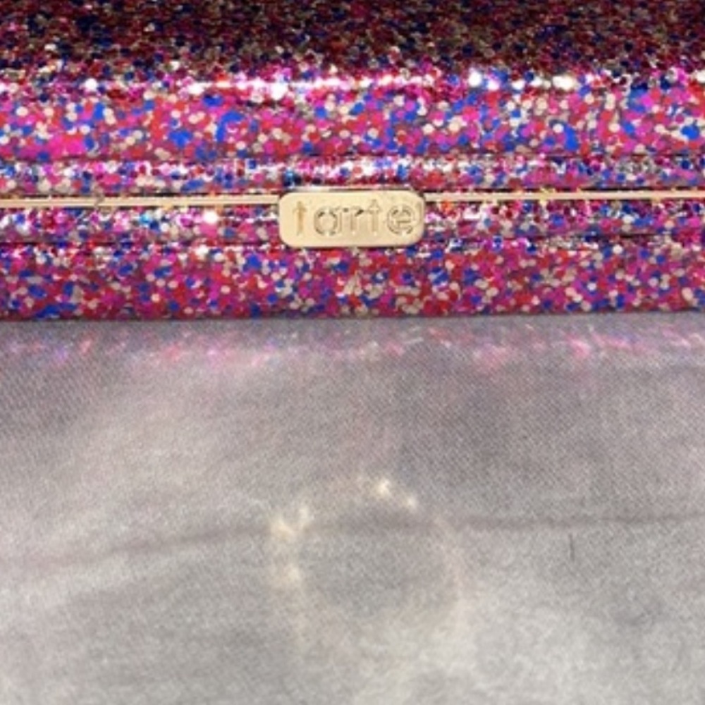 New TARTE Hard shell cosmetics case/ clutch